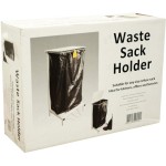 White Metal Steel Foot Pedal Bag Stand, Standalone